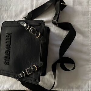 Steve Madden Black Crossbody Bag with Buckles